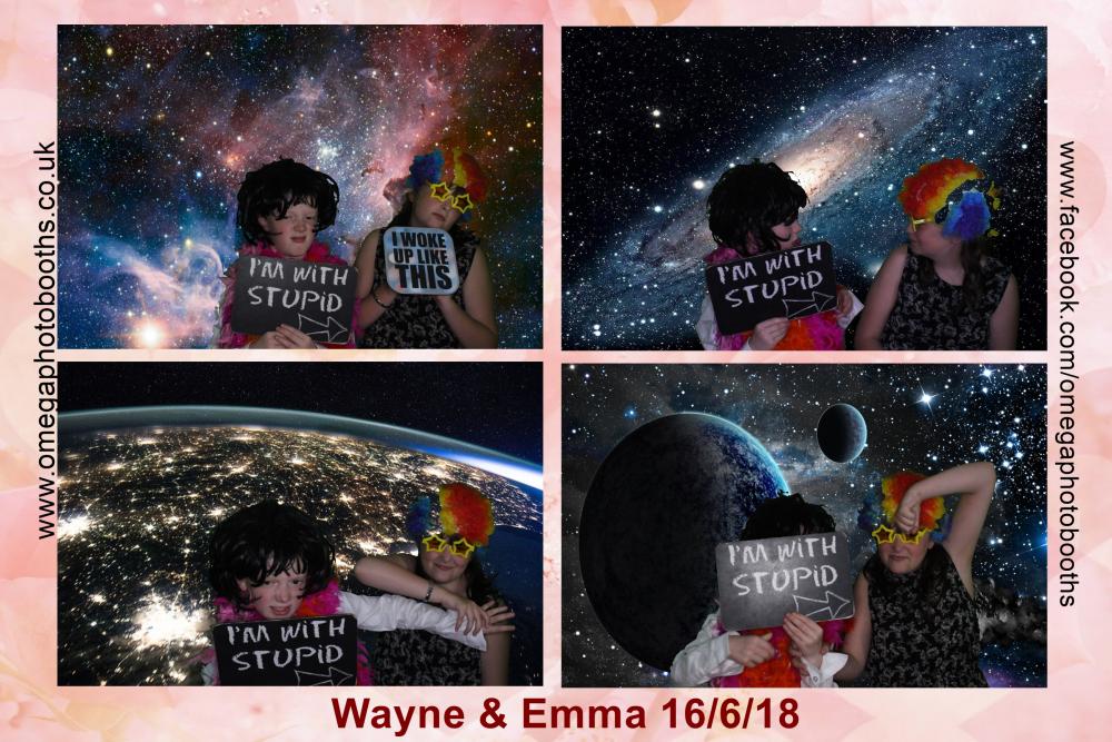 Emma & Wayne's Wedding | View more photos from the event at gallery.omegaphotobooths.co.uk/u/Omega-Photobooths/Emma-Waynes-Wedding